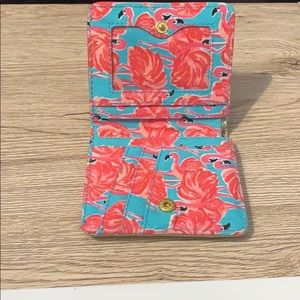 LILLY PULITZER Flamingo small wallet
